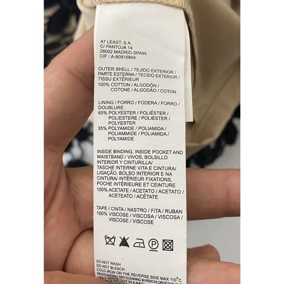 HOSS INTROPIA WOMAN’S BLACK & NUDE CROCHET LACE LINED DRESS SIZE 40. - Picture 8 of 11